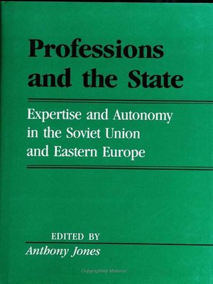 cover image of Professions and the State
